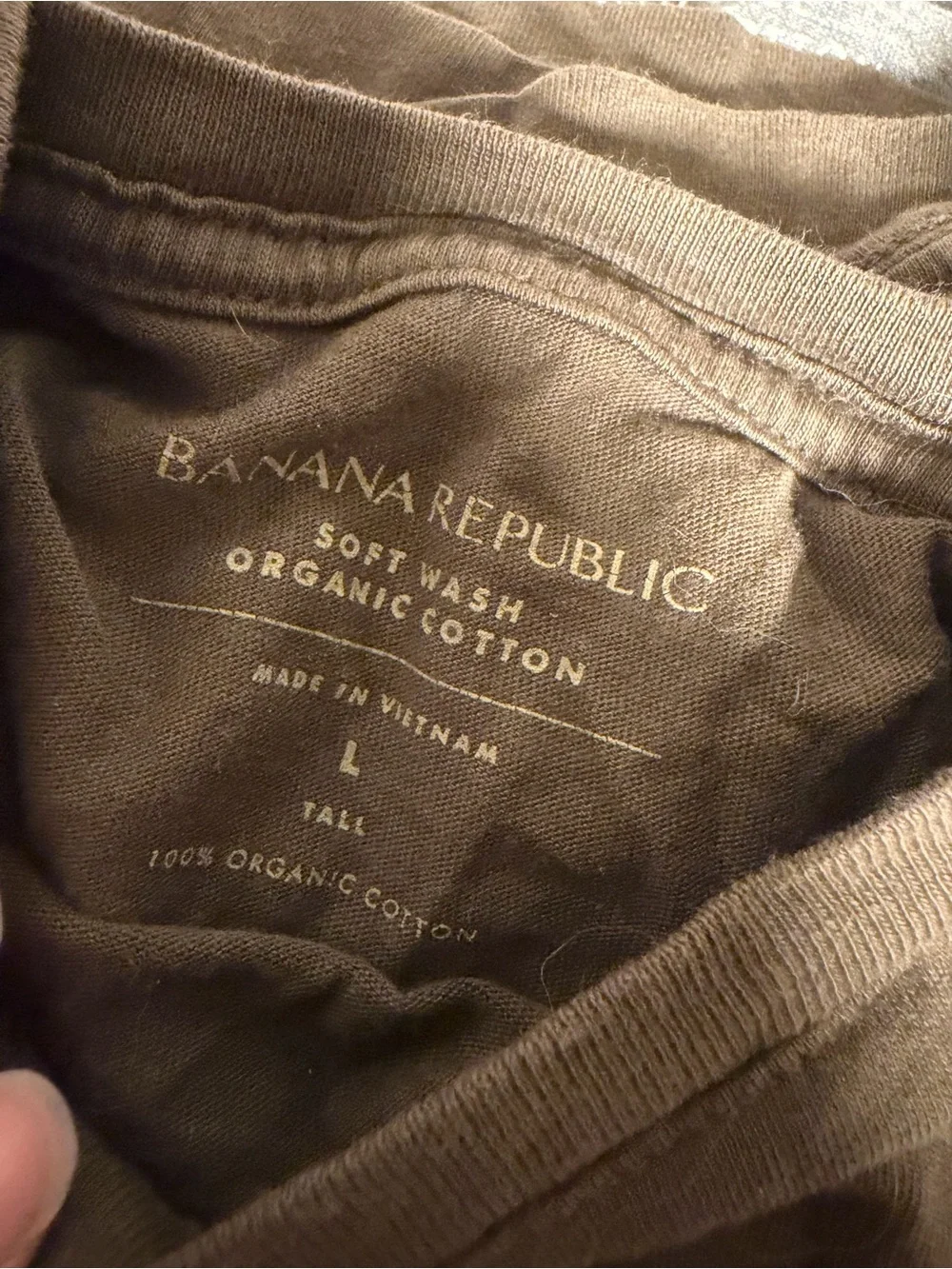 Bundle of 4 Banana Republic TShirts in Gray, Blue, Olive, Navy